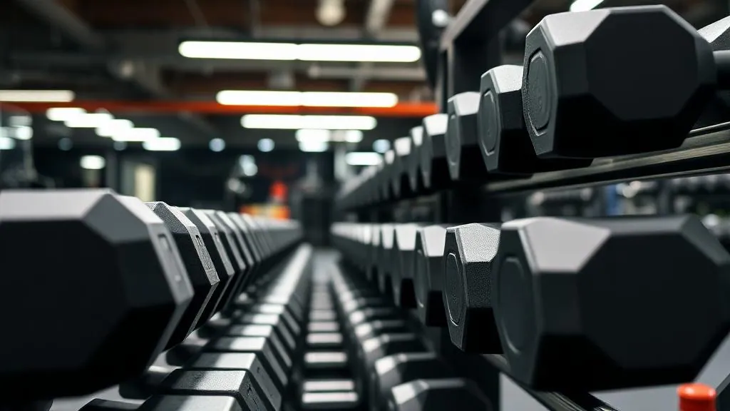 Hex dumbbells vs ronde dumbbells – vergelijking voor gyms