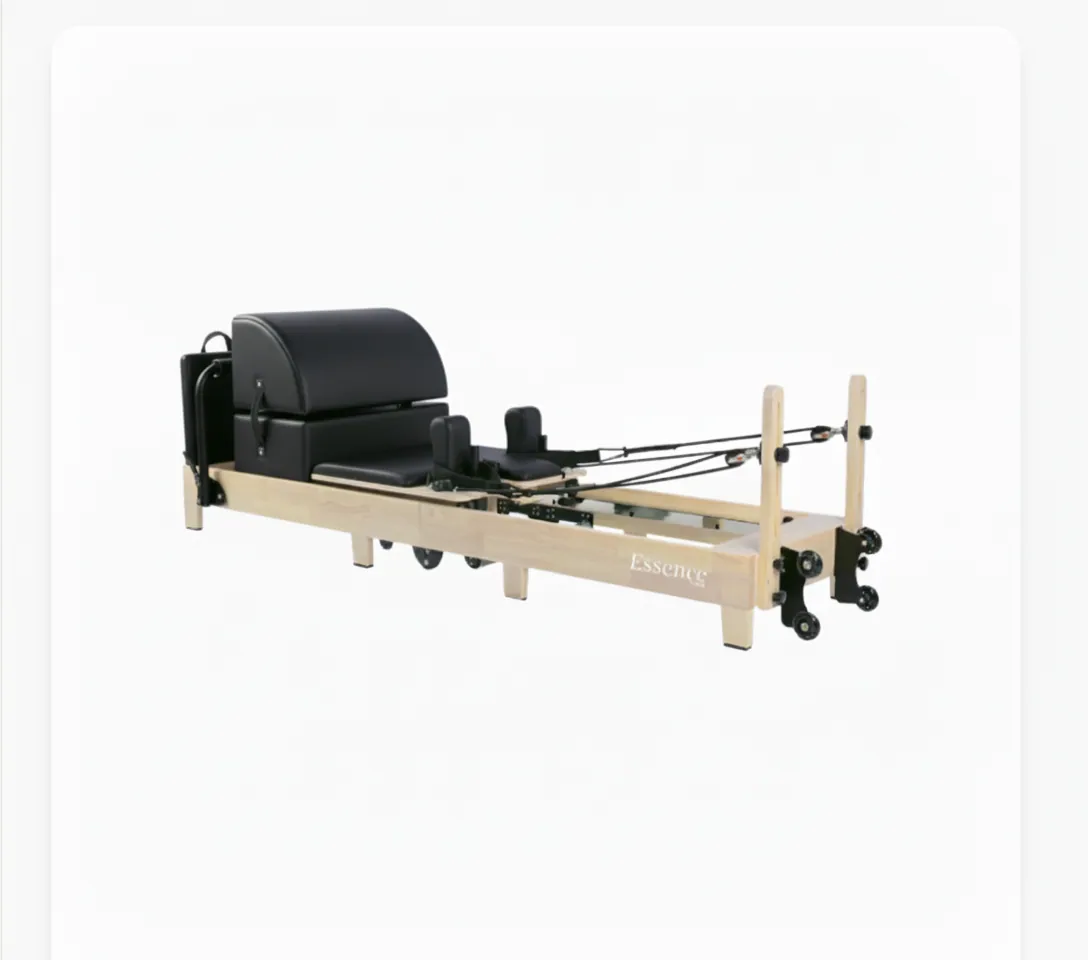 DFX Pilates Reformer - Eikenhout met zwarte bekleding